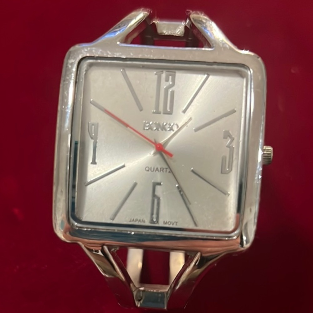 Benyar Silver Square Watch